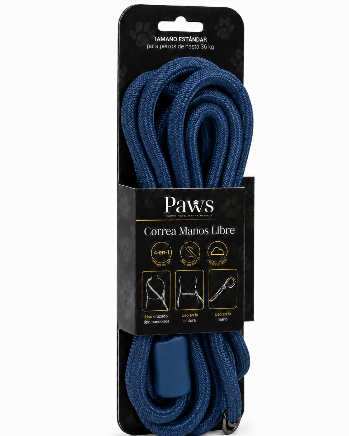 Correa Circular Paws - Azul