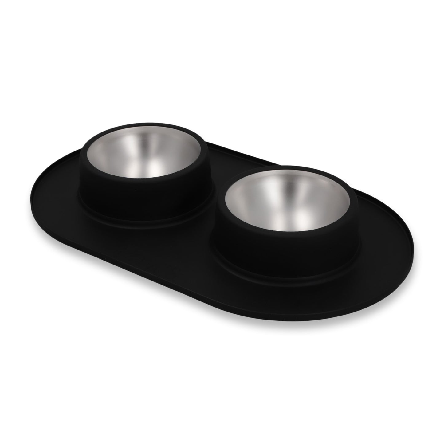 Bowl doble - Acero inoxidable