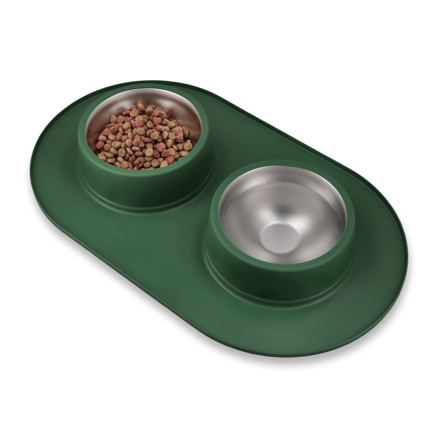 Bowl doble - Acero inoxidable