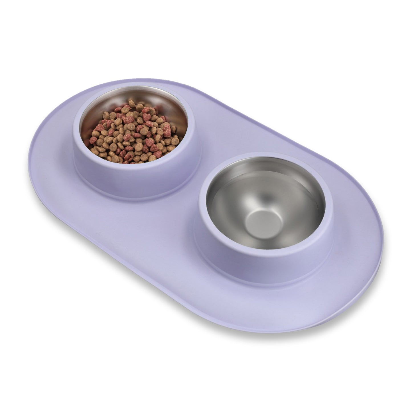 Bowl doble - Acero inoxidable