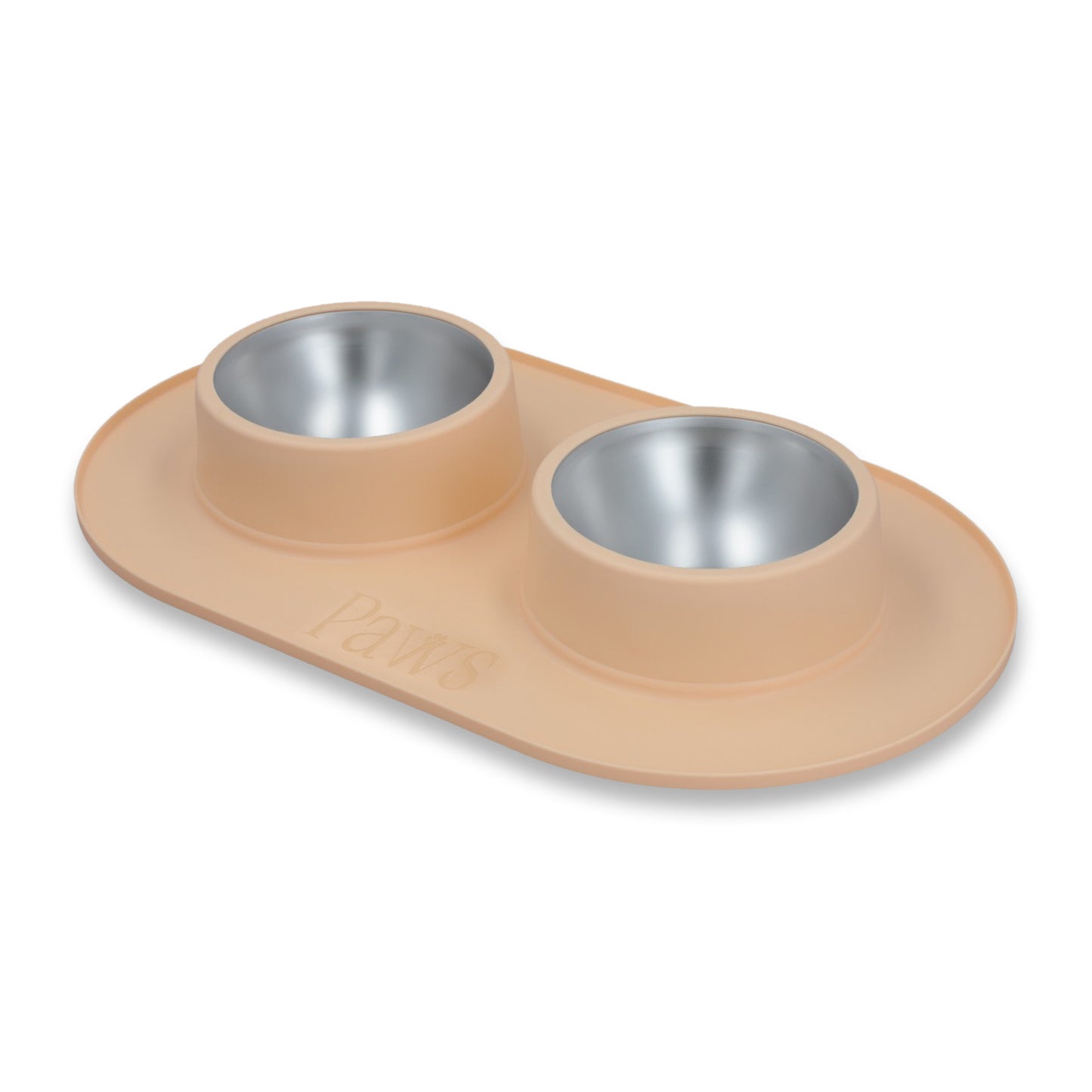 Bowl doble - Acero inoxidable