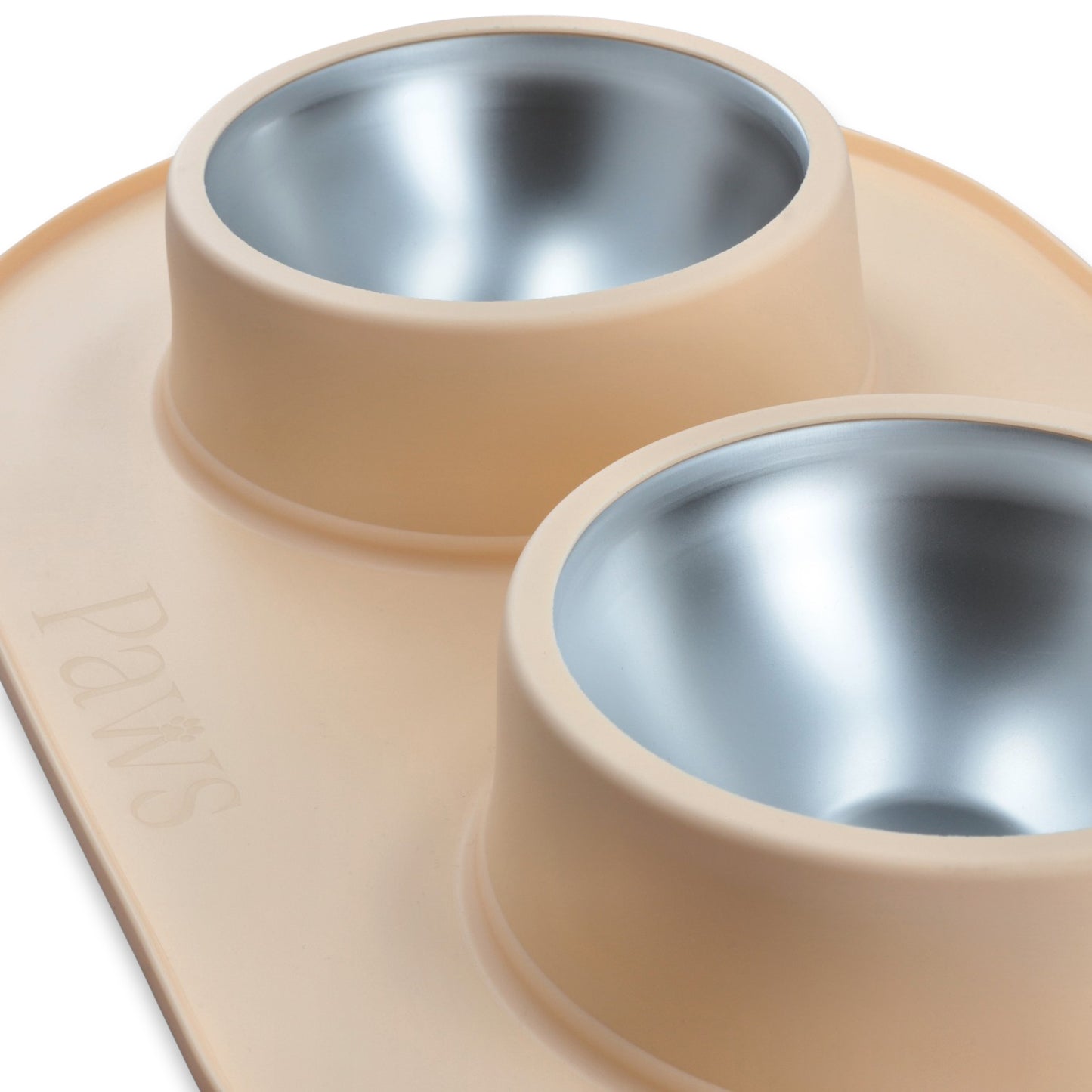 Bowl doble - Acero inoxidable