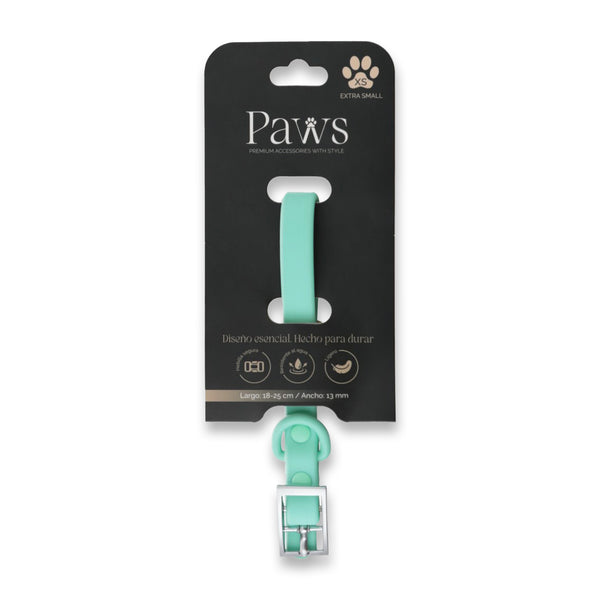 Collar Paws Verde Agua