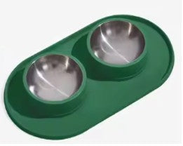 Bowl doble - Acero inoxidable